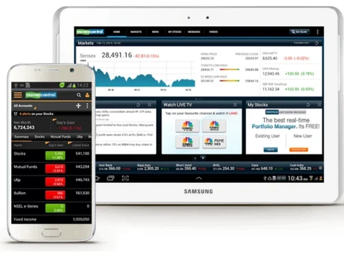 Moneycontrol Portfolio Manager-Dashboard