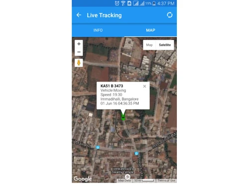 Sensel Telematics live tracking