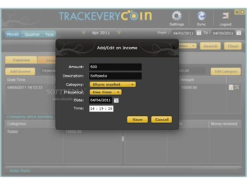 Track Every Coin-Income Purchase