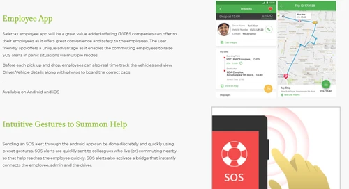 safetrax vehicle tracking system employee app