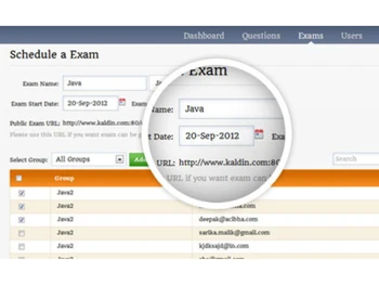 Kaldin-Exam Scheduling