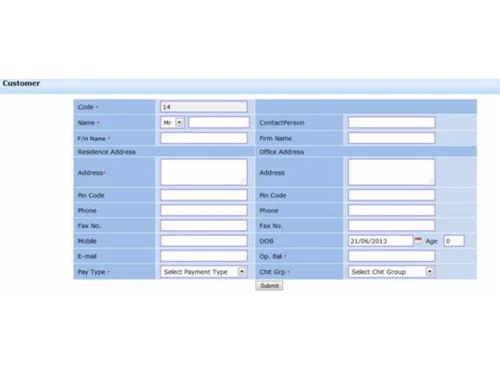 Websoftex Chit Fund Customer