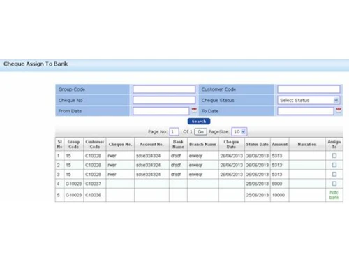 Websoftex Chit Fund Dashboard