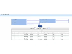 Websoftex Chit Fund Transactions