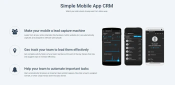 B2B bricks mobile app CRM