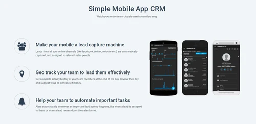 B2B bricks mobile app CRM