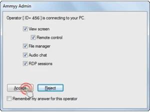 Ammyy Admin operator