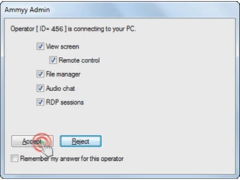Ammyy Admin operator