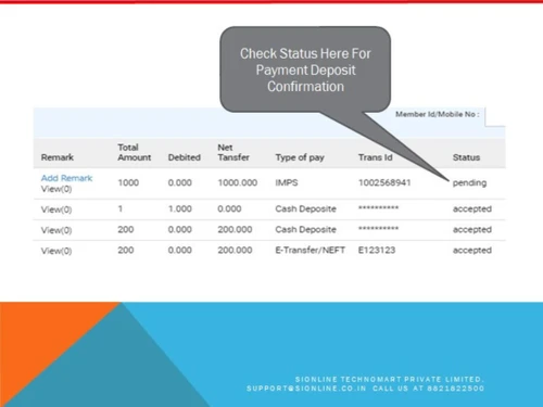 Sionline-Transaction ID