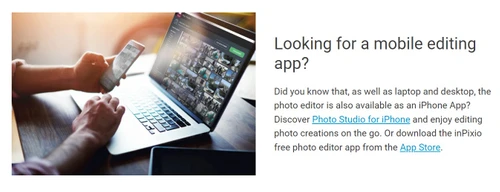 inpixio photo studio mobile editing app