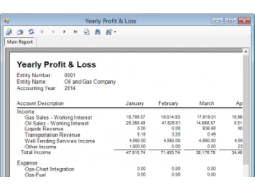 Sogas Accounting Software Profit and Loss