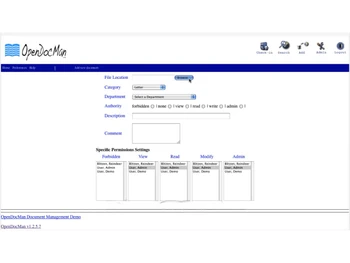 OpenDocMan-file location