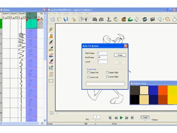 DigiCel FlipBook-auto fill action
