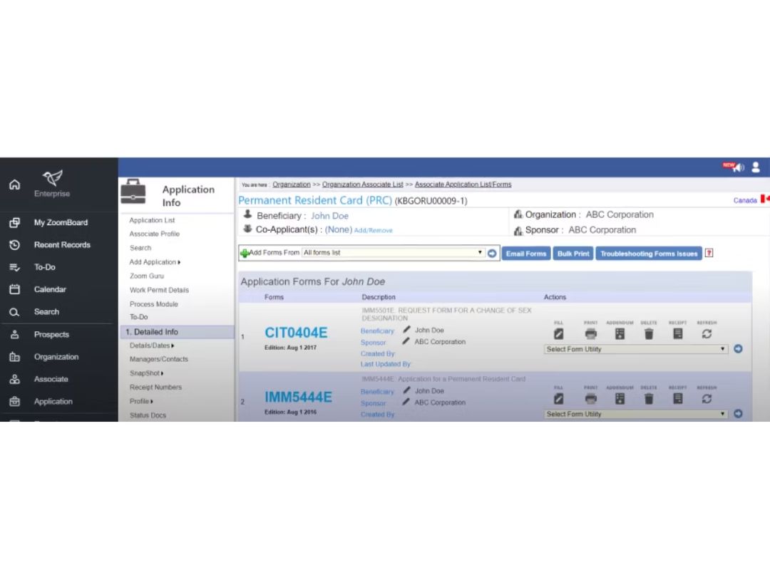 INSZoom Dashboard