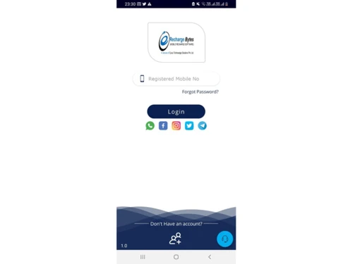 eRecharge Bytes-Login Page