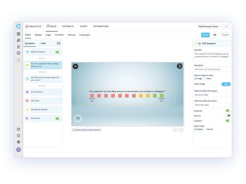 zonka feedback Build your Surveys