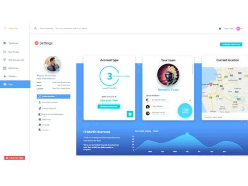 easynote app-settings