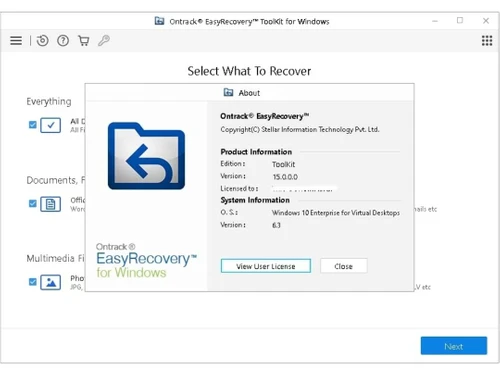Ontrack Easyrecovery License