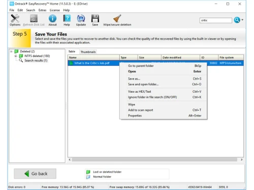 Ontrack Easyrecovery Search-Media