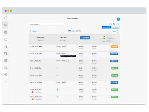 TimeTrack-timesheets