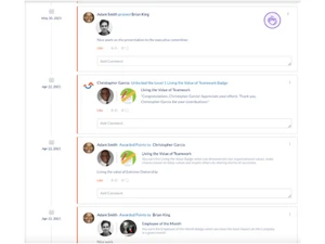 Engagedly Social Feed Employee Gamification