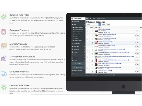 sellacious detailed rule filter