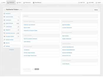 manager accounting reports
