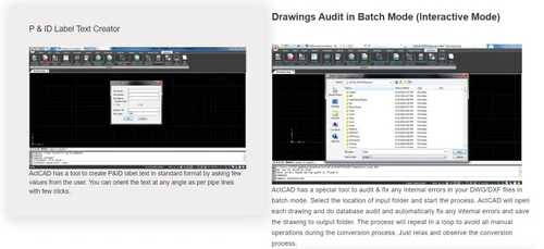 Actcad drawing audit