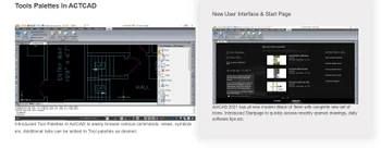 Actcad new user interface
