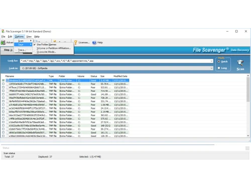 file scavanger-settings