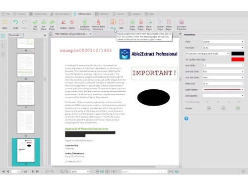 Able2Extract Professional Edit