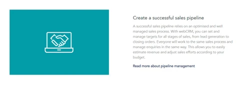 webcrm sales pipeline
