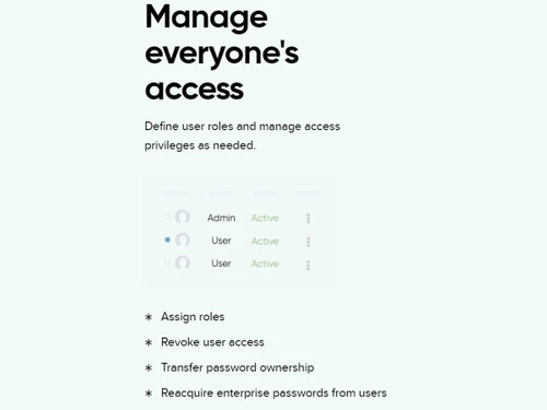 Zoho-Vault-access