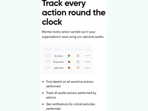 Zoho Vault-monitor