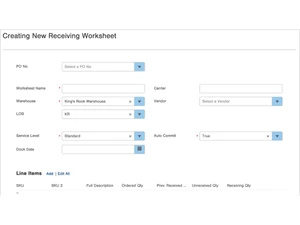 infoplus warehouse management software worksheet
