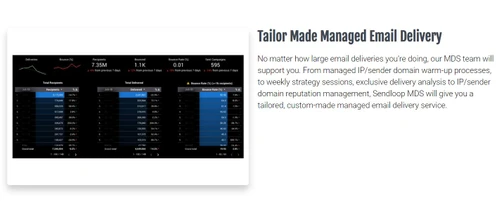 sendloop tailor made managed email delivery
