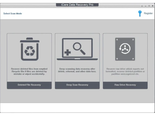 icare data recovery-file
