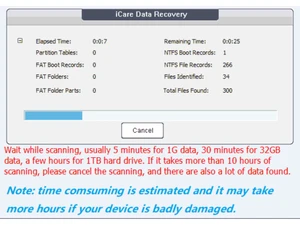 icare data recovery-time