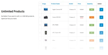 opencart unlimited products