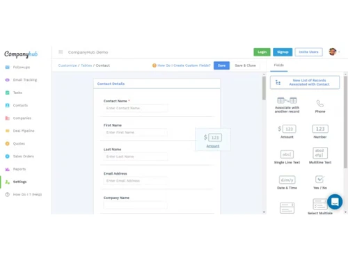 companyhub crm-setting