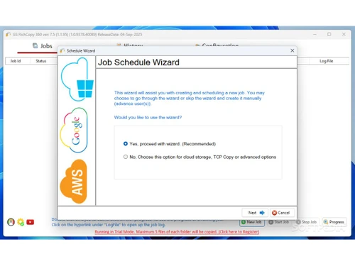 Gs Richcopy 360 Enterprise-Schedule Wizard