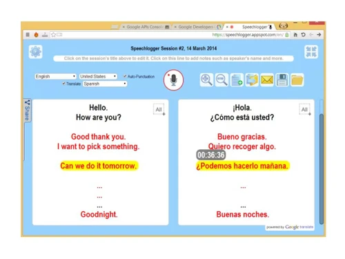 speechlogger profile