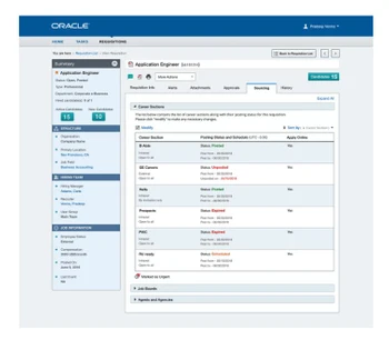 Oracle Taleo requisition
