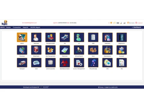 sara opd management software-using
