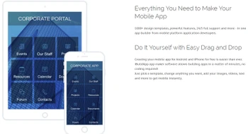 ibuildapp corporate portal