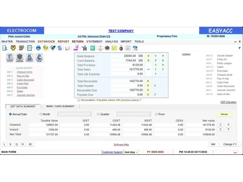 easyacc gstdata