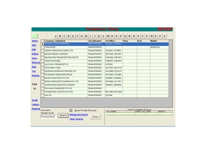 telephone diary advance search