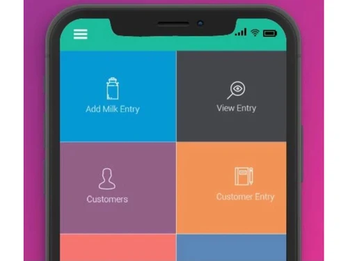 Meri Dairy dashboard