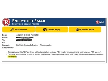 RMail-encrypted email
