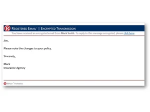 RMail-encrypted transmission